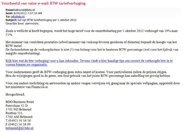 BDO - Valse Email